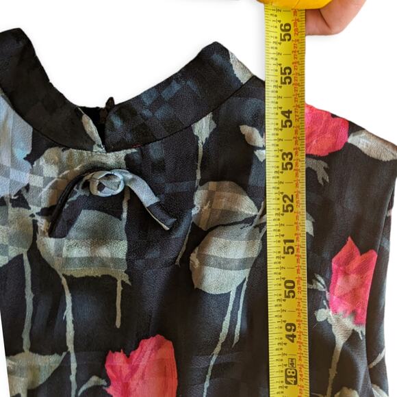 Vintage Hale Aloha Hawaiian Maxi Qipao Pencil Dress - Picture 8 of 10